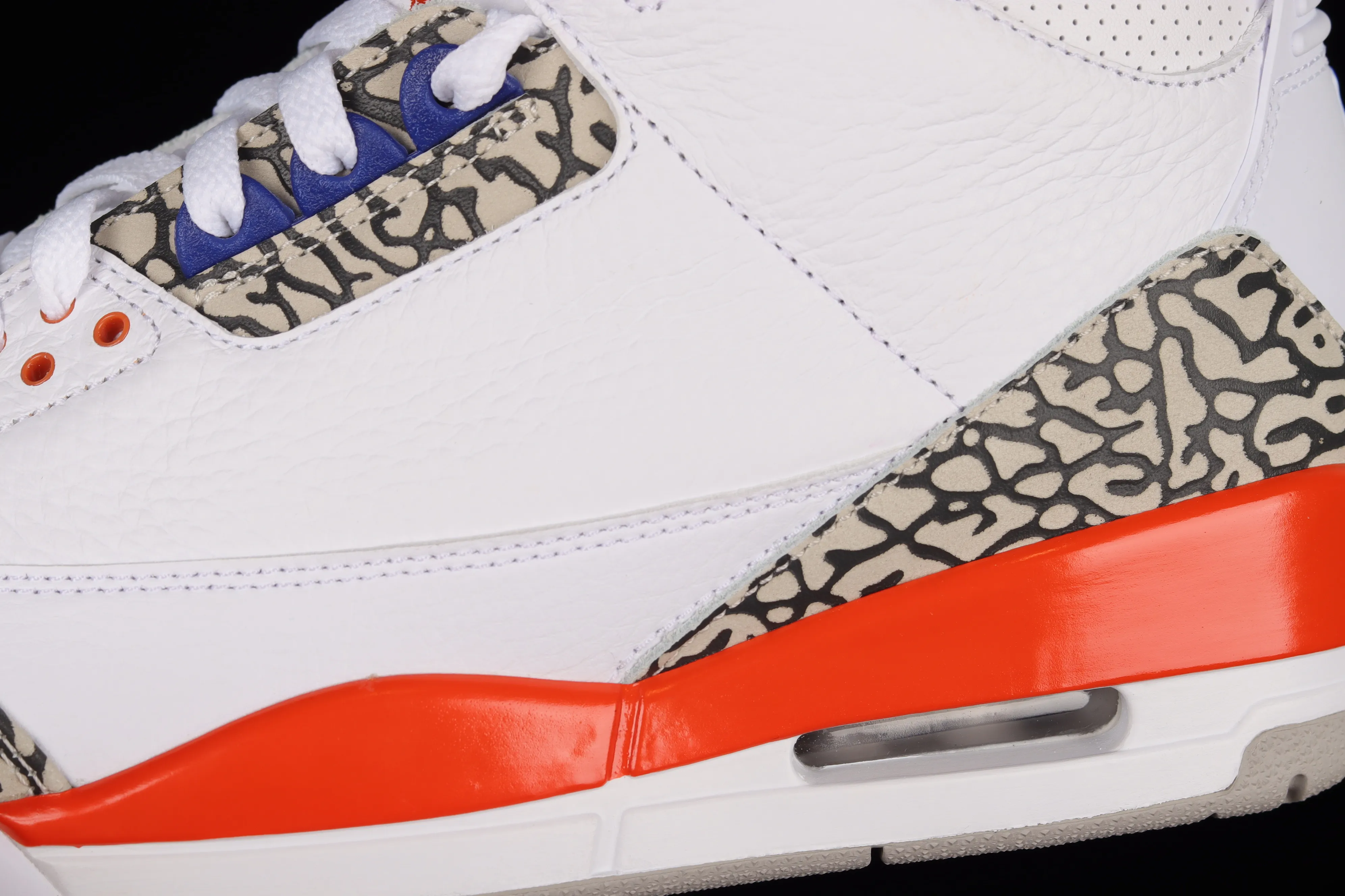 All categories Air Jordan Jordan series basketball shoes Air Jordan 3 pure original version Air Jordan 3 Retro "Knicks" AJ3 Joe 3 Knicks color matching 136064-148